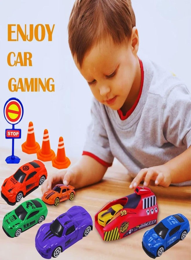 Sky Tech® Big Size Rapid Launcher Set with Metal Stunt Car Master Racer Sports Die Cast Cars High Speed Launcher Toys Birthday Gift for Boys Girls 3 Stoppers 7 and - Image 5